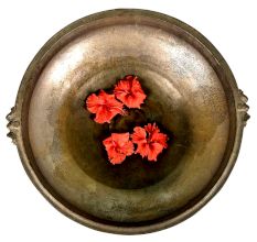 Embossed Heavy Hand Made Traditional Brass Urli