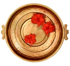 Traditional Decorative Brass Urli Traditional Bowl Showpiece