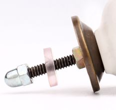 Pea Green Heart Knob