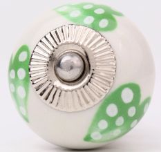 Pea Green Heart Knob