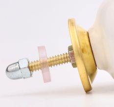 Pea Green Heart Knob