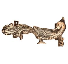 Indain Handcrafted Peacock Brass Door Handle