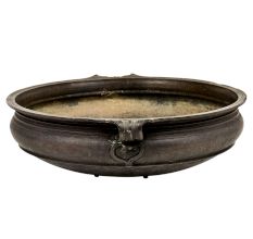 Traditional Brass Bowl Flower Floating Urli Pot