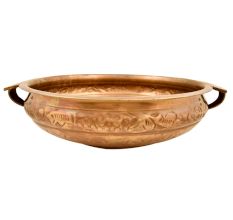 Golden Brass Decorative Bowl Or Floater Indian Urli