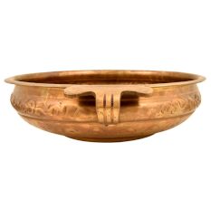 Golden Brass Decorative Bowl Or Floater Indian Urli