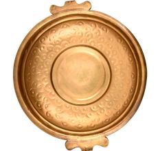 Golden Brass Decorative Bowl Or Floater Indian Urli