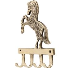Retro Forest Brass Horse Solid Brass Animal Wall Hook