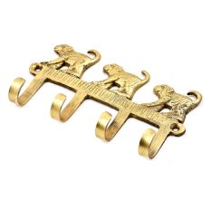 Forest Monkey Solid Brass Animal Wall Hooks