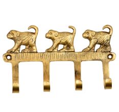 Forest Monkey Solid Brass Animal Wall Hooks