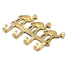 Hand Made Retro Camel Solid Brass Animal Wall Hooks