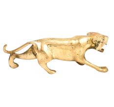 Solid Brass Jaguar Home DÃ©cor Statue