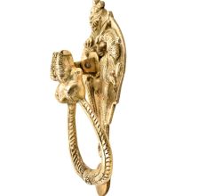 Handmade Big Decorative Brass Dragon Face Door Knocker