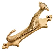 Single Brass Animal Head Wall Decoration Hook And Hanger