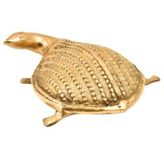 Golden Brass Metal Turtle Figurine
