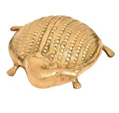 Golden Brass Metal Turtle Figurine