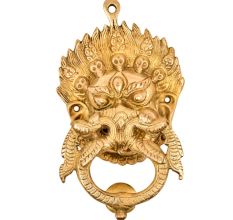 Brass Shiva Mahakal Door Knocker Wall Decor Hanging