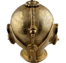 Golden Brass Gauri Head Gangaur Lady Head Statue