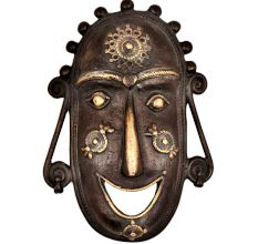 Beautiful Mask Human Figures Tribal Art Form