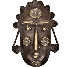 Hand Crafted Tribal Mask Style Wall Hanging Mask