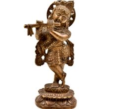 Krishna Standing Playing FluteÂ Home Decoration Statue