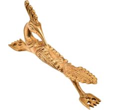 Hand Crafted Brass Peacock Decorative Main Door Handle