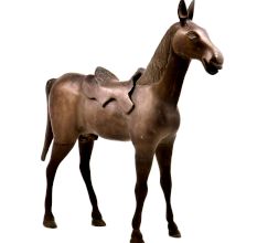 HandCrafted Standing Wild Horse Statue Home Decor