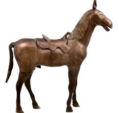HandCrafted Standing Wild Horse Statue Home Decor