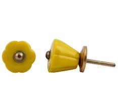 Yellow Tulip Knob