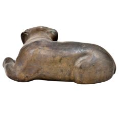 Realistic Pet Lab SittingÂ  Bronze Dog Statue Labrador Statue