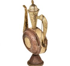 Brass Islamic floral Design Engraved Teapot Pitcher Surahi