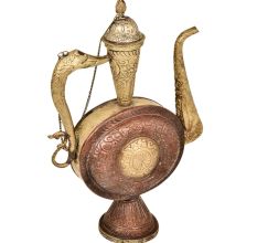 Brass Islamic floral Design Engraved Teapot Pitcher Surahi