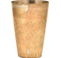 Traditional Brass Punjabi Lassi Glass Or Tumbler