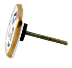 Rose Ceramic Door Cabinet Pull Knobs