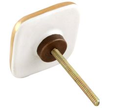 Rose Ceramic Door Cabinet Pull Knobs