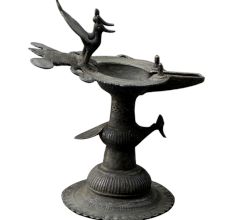 Unusual Orissa Lamp (Ht-7 Inches)