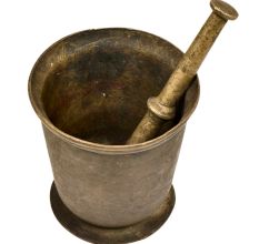 Indian Brass Imam Dasta (Mortar and Pestle)