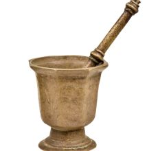 Brass Traditional Mortar & Pestle Ural for Medicine And Spices