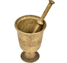 Brass Mortar And Pestle Kitchenware Spice Grinding Bowl