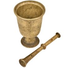 Brass Mortar And Pestle Kitchenware Spice Grinding Bowl