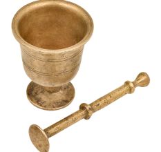Brass Mortar And Pestle Apothecary Pharmacy spice grinder