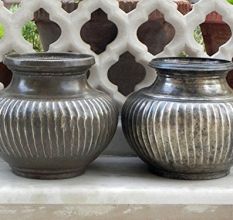 Old And Rare Brass Holy Water Pots