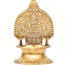Handmade Worship Bronze Small Pooja Lamp
