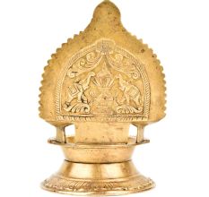 Handmade Worship Bronze Small Pooja Lamp