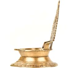 Handmade Worship Bronze Small Pooja Lamp