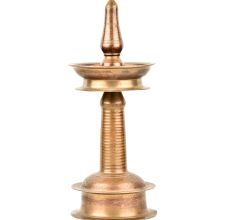 Handmade Kerala VilakkuÂ Brass Ceremonial Oil lamp