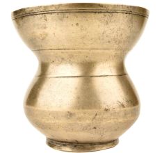 Brass South Indian Hourglass Shape Pot