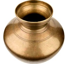 Golden South Indian Water Storage Brass Pot