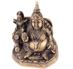 Brass Lord of Wealth Kuber Laxmi Statue