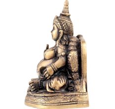 Brass Lord of Wealth Kuber Laxmi Statue