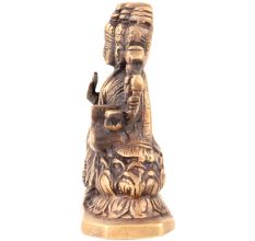 Handmade  Bronze Gayatri Statue with 5 Faces Worship Statue